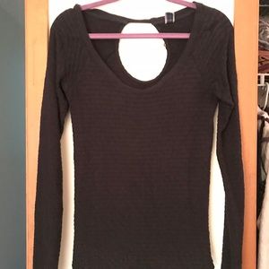 Free People Ribbed Scoop Neck Shirt